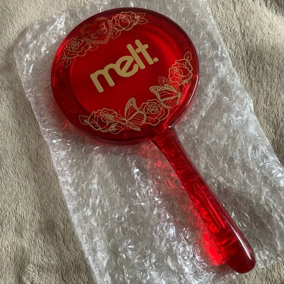 Melt Cosmetics Amor y Mariposas Butterfly Brush Set & Makeup Handheld Mirror NWT